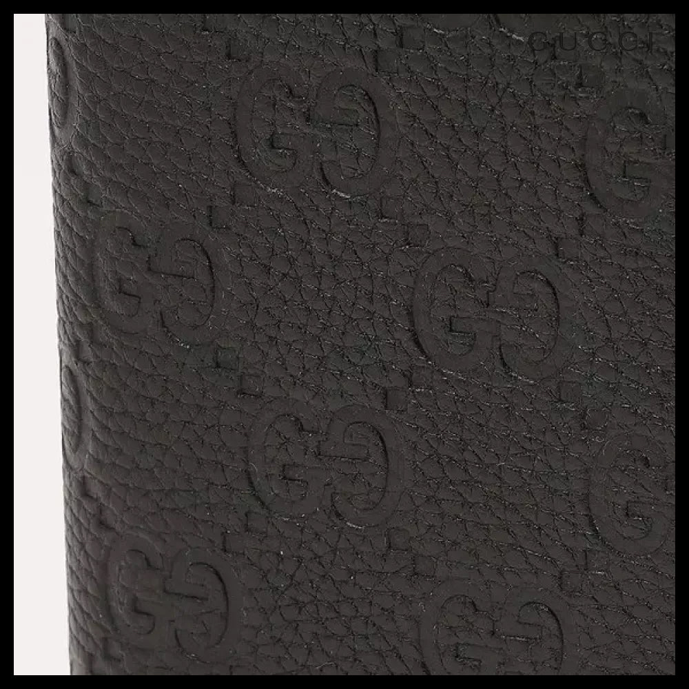 【Gucci】Men's GG Logo Vertical Wallet Luxury Logo