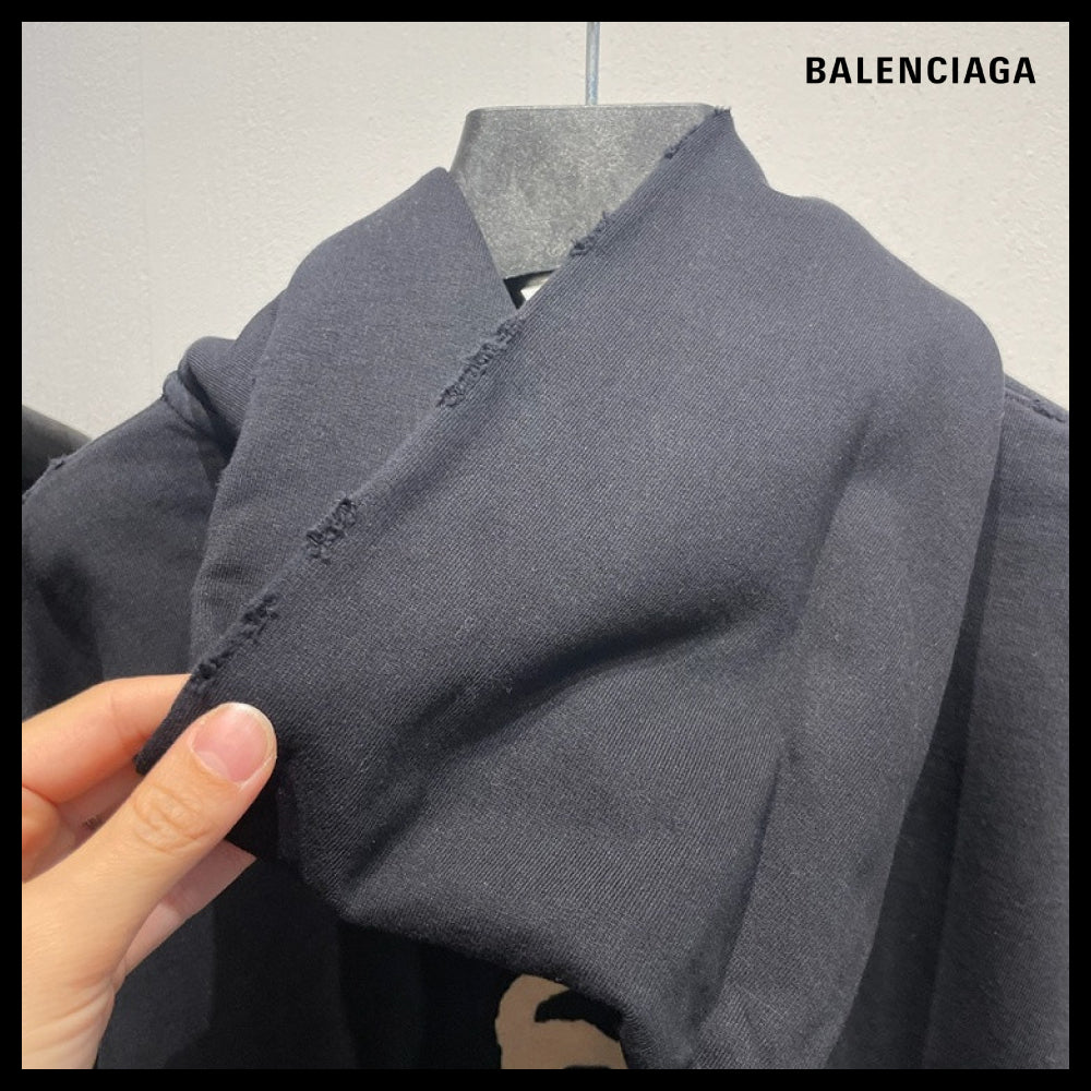 ★Balenciaga アウトレット セール ★Drawn BB Large Fit Hoodie