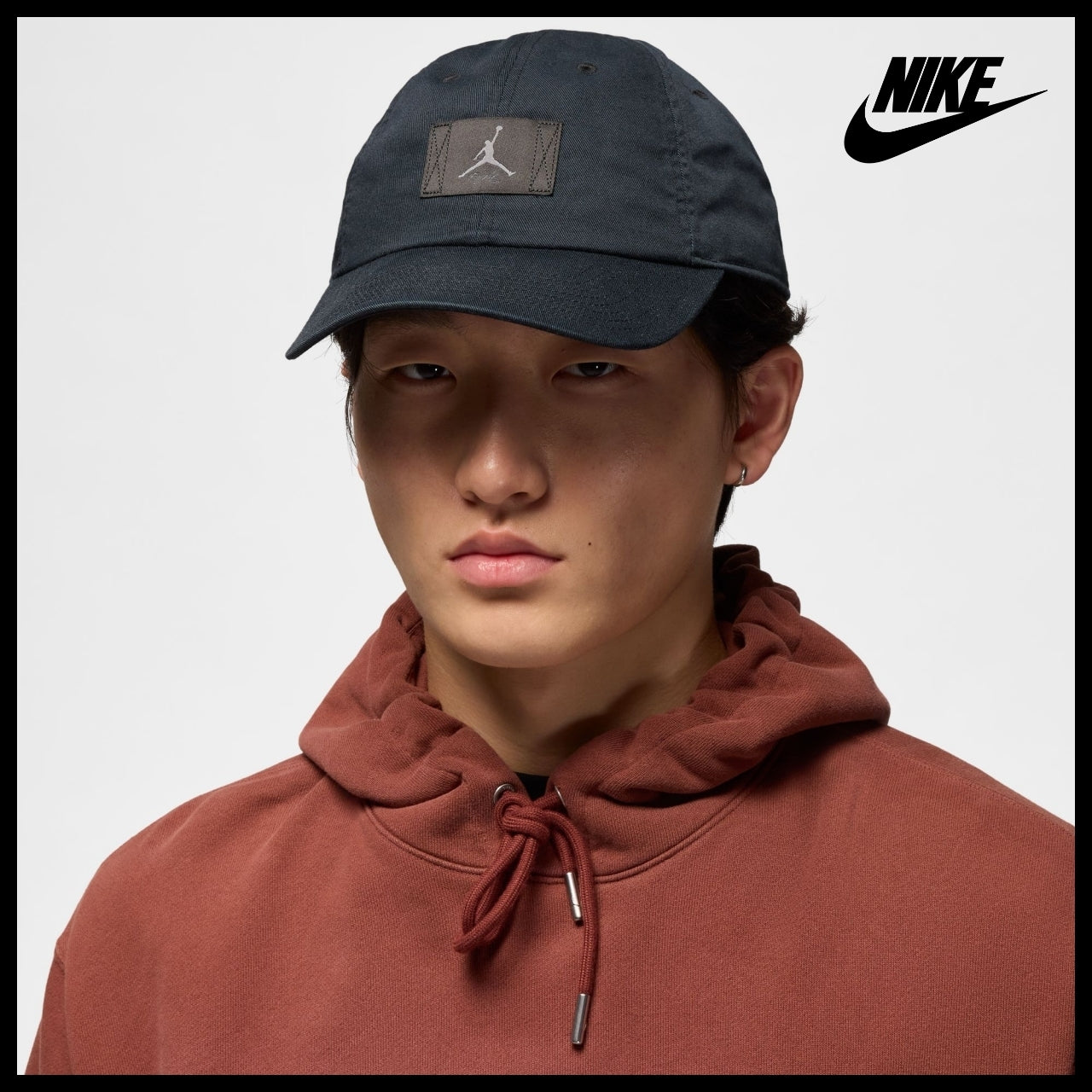 【NIKE】JORDAN Adjustable Club Cap Black Iron Grey