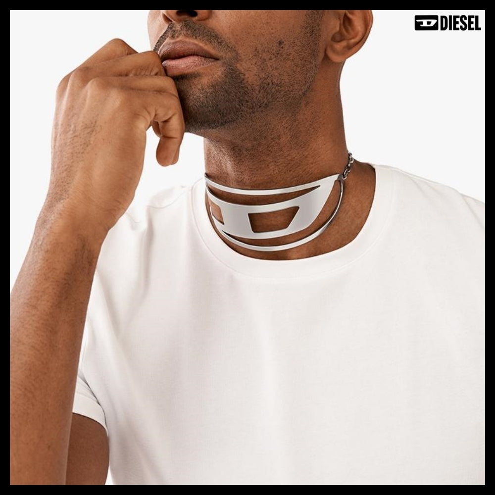 【DIESEL】D Logo Necklace