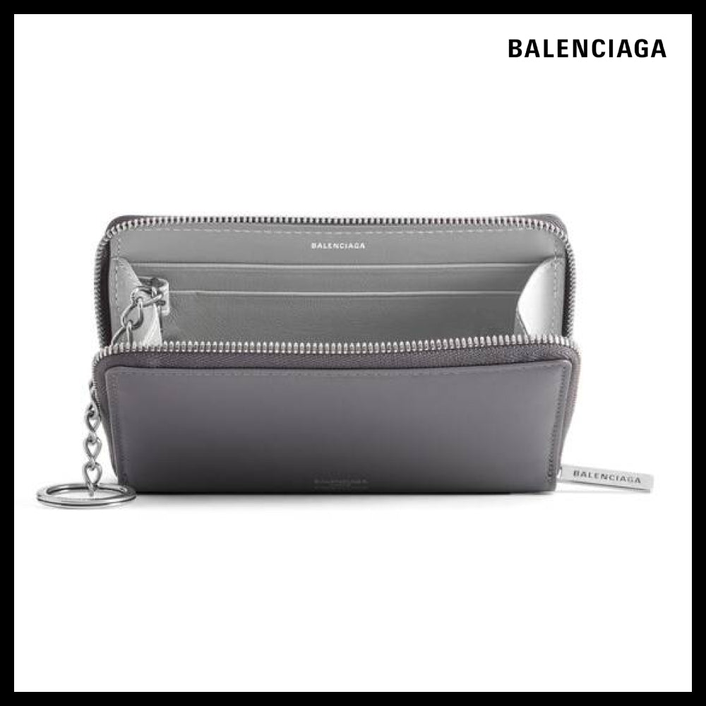 【BALENCIAGA】ENVELOPE KEY POUCH CALFSKIN WITH CONTRASTING