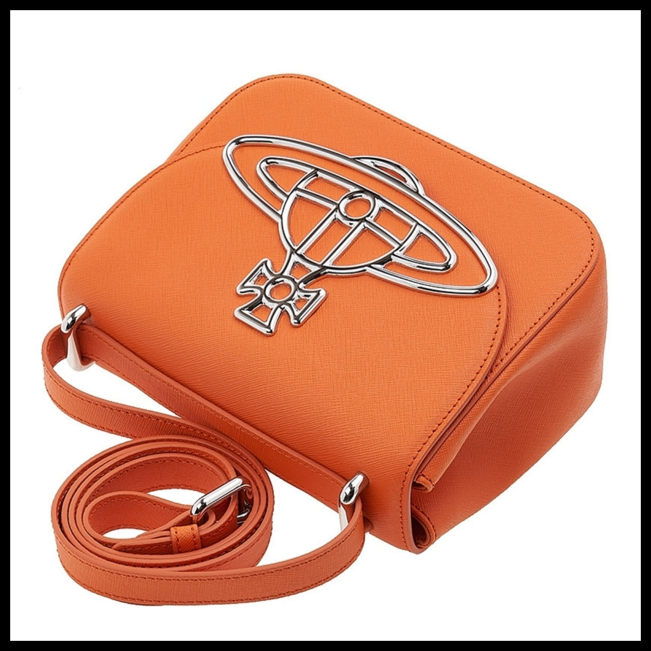 【Vivienne Westwood】Saffiano Linda Crossbody Orb Classic