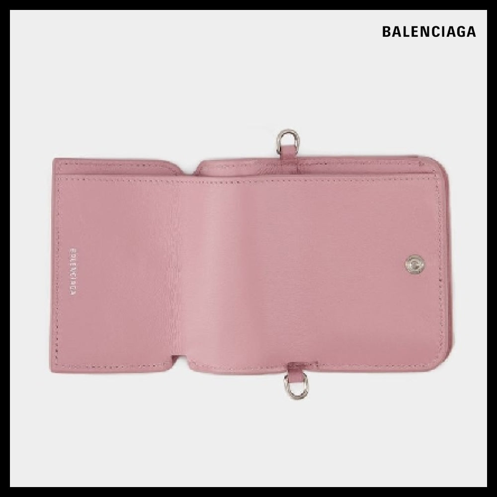 ★BALENCIAGAアウトレット セール ★Cash Logo WOC Bag Pink