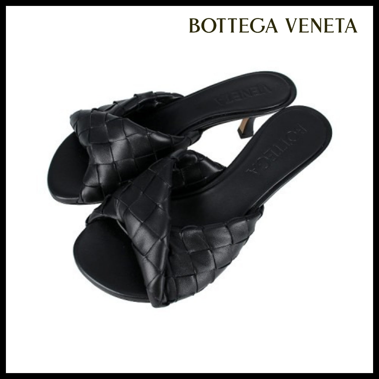 【BOTTEGA VENETA】 Blink Mule Middle Heel