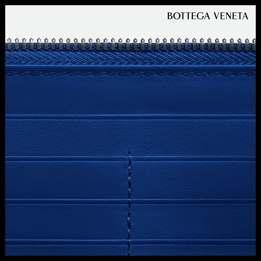 【韓国百貨店 BOTTEGA VENETA】Intrecciato Zip-Around Wallet