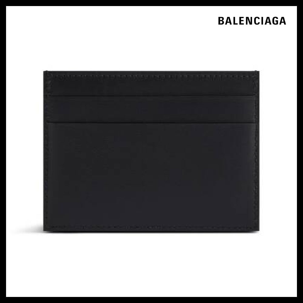【BALENCIAGA】DUTY FREE CARD HOLDER IN BLACK SMOOTH CALFSKIN