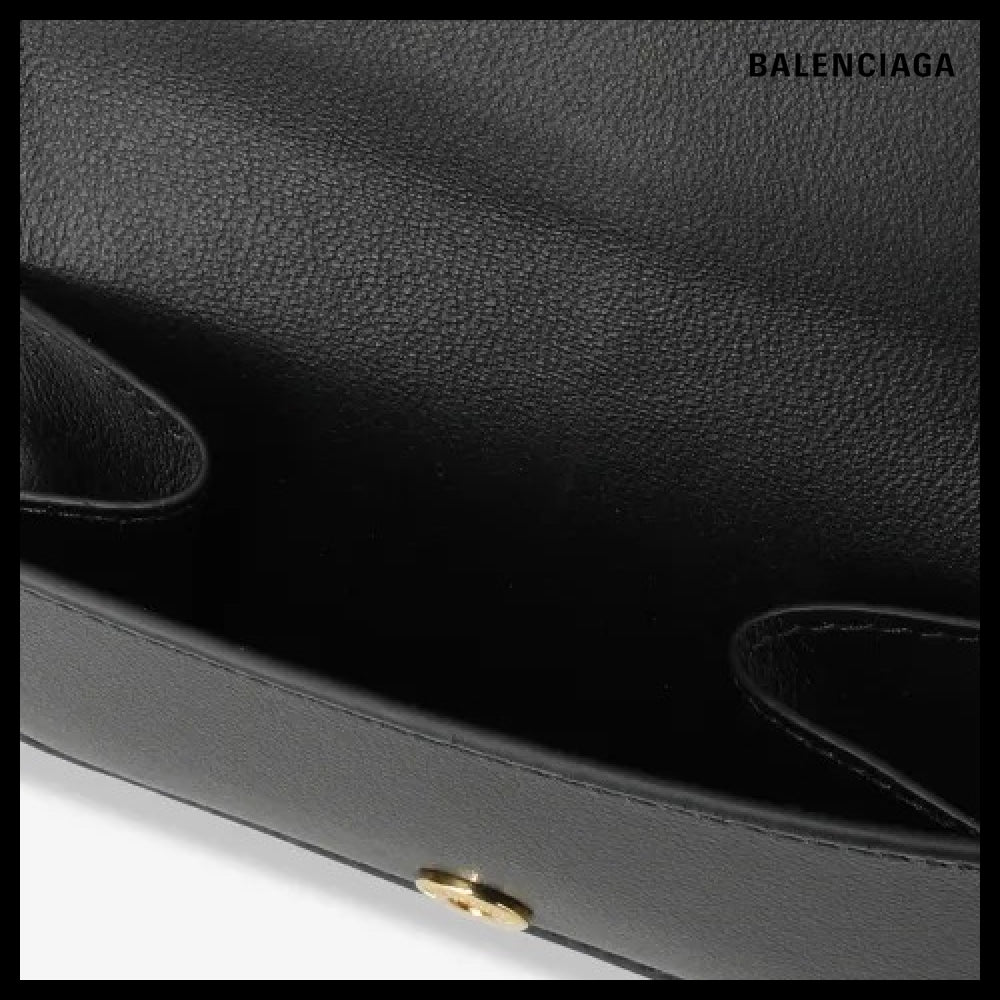 【BALENCIAGA】Cash 2.0 Mini Wallet - Black