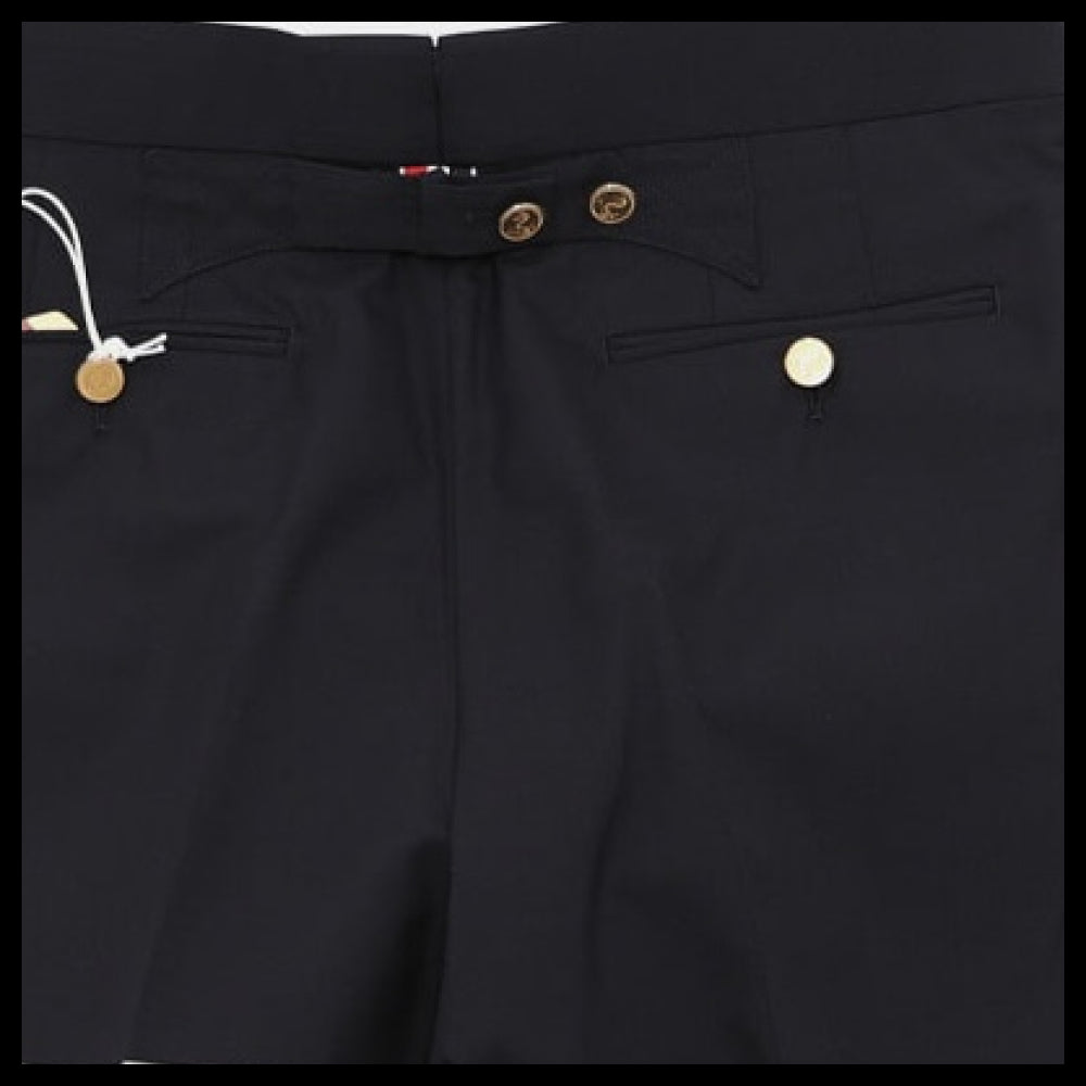 【THOM BROWNE】Four-bar classic wool slacks