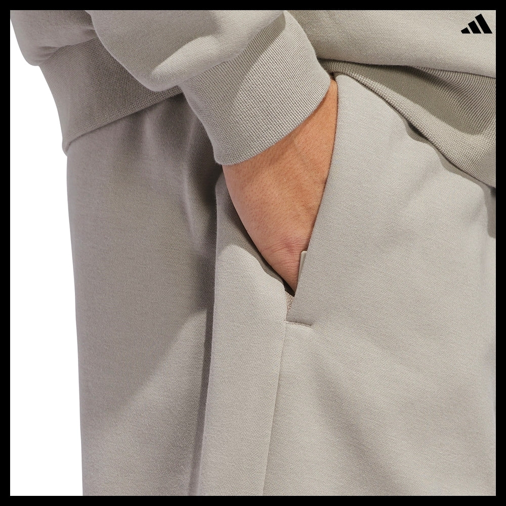 【ADIDAS】 Basketball Fleece Jogger Pants Putty Beige