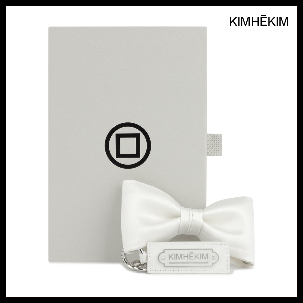 【kimhekim】Monroe Logo Key Ring White