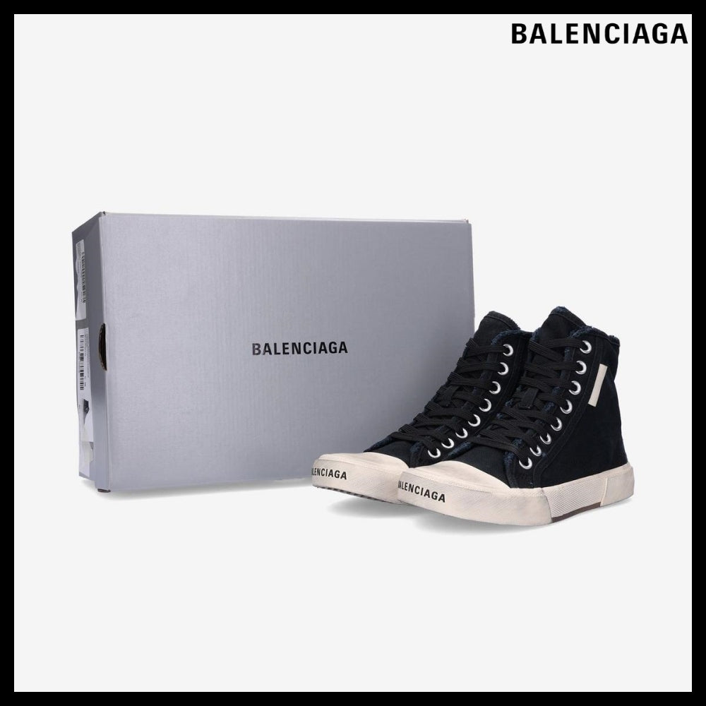【BALENCIAGA】Paris High Top Sneakers Black