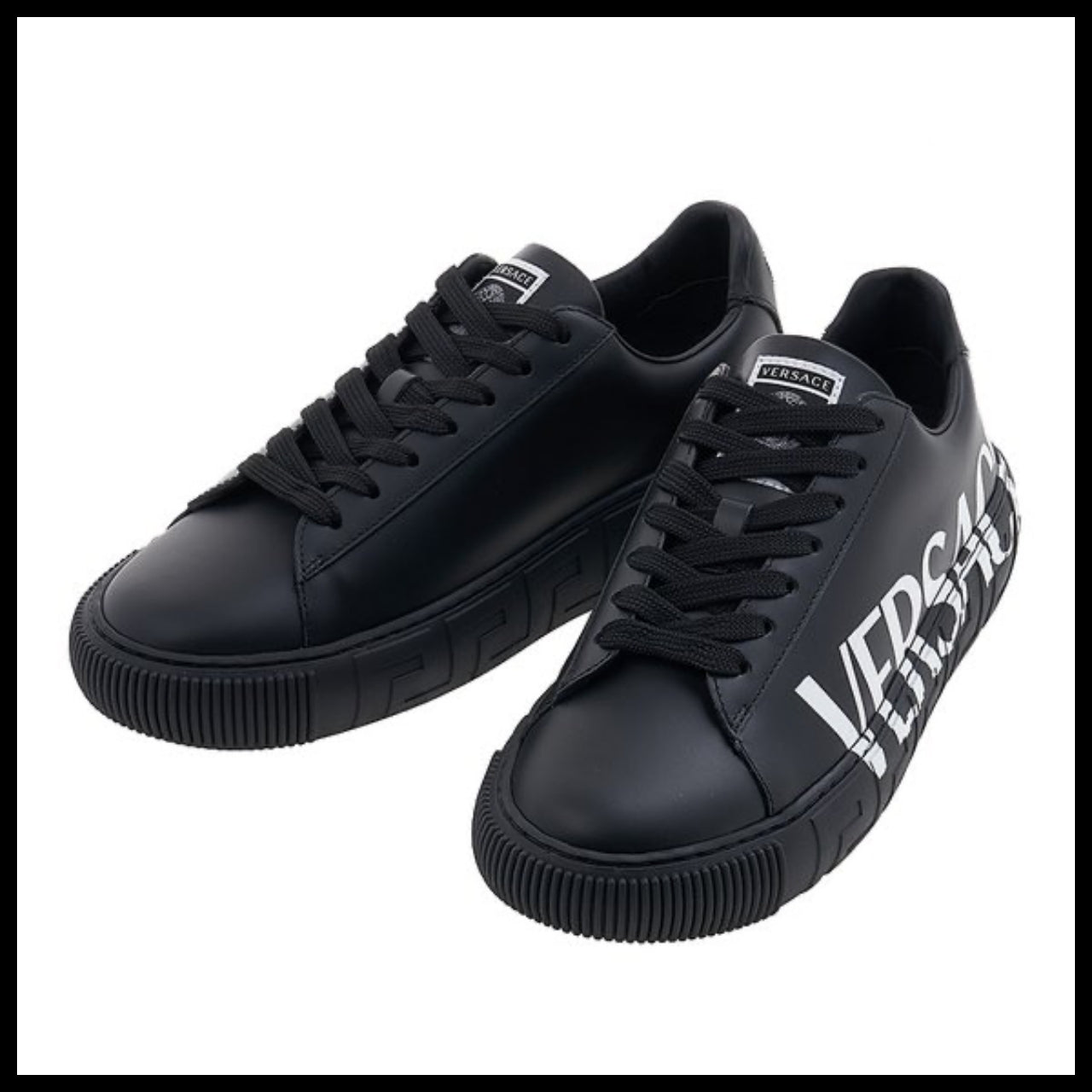 【Versace】Men's Greca Logo Sneakers Luxury Streetwear