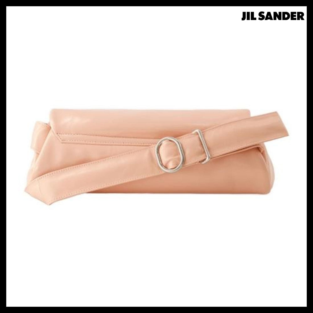 【正規品】【Jil Sander】Peach Pearl Pink Crossbody Bag