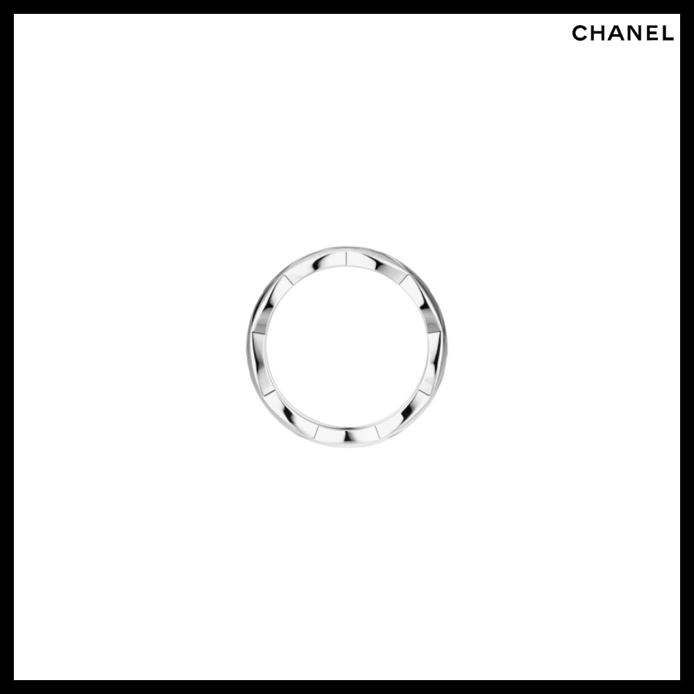 【CHANEL】COCO Crush Ring 18K White Gold Small