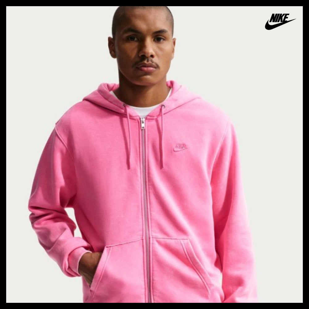 【Nike】Club Men’s Full-Zip Fleece Hoodie 3 Colors