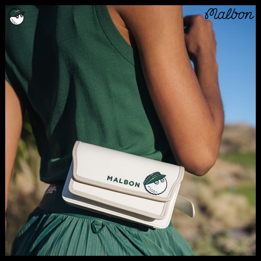 【Malbon Golf】Women's Ball Marker Belt Bag - 2 colors