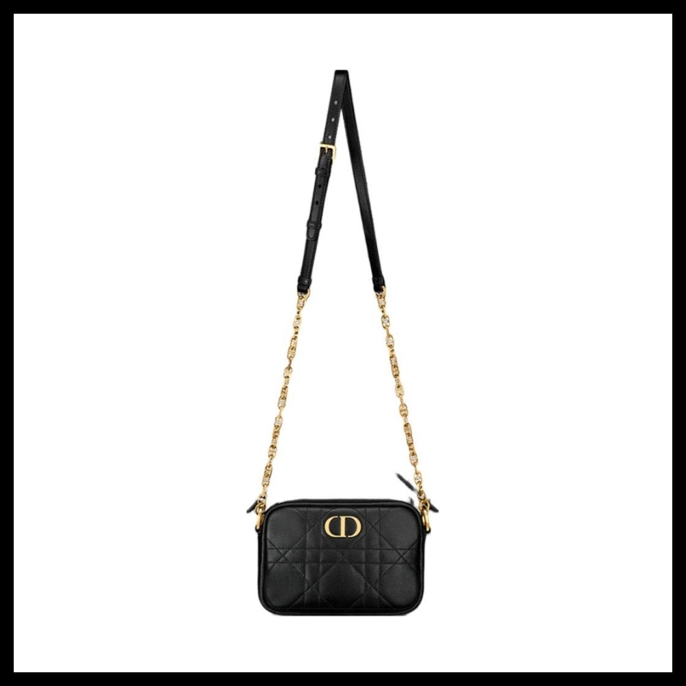 【Dior】Small Top Handle Camera Bag Black