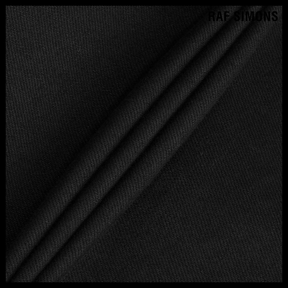 【RAF SIMONS】ロゴ パッチ シャツ ブラック
