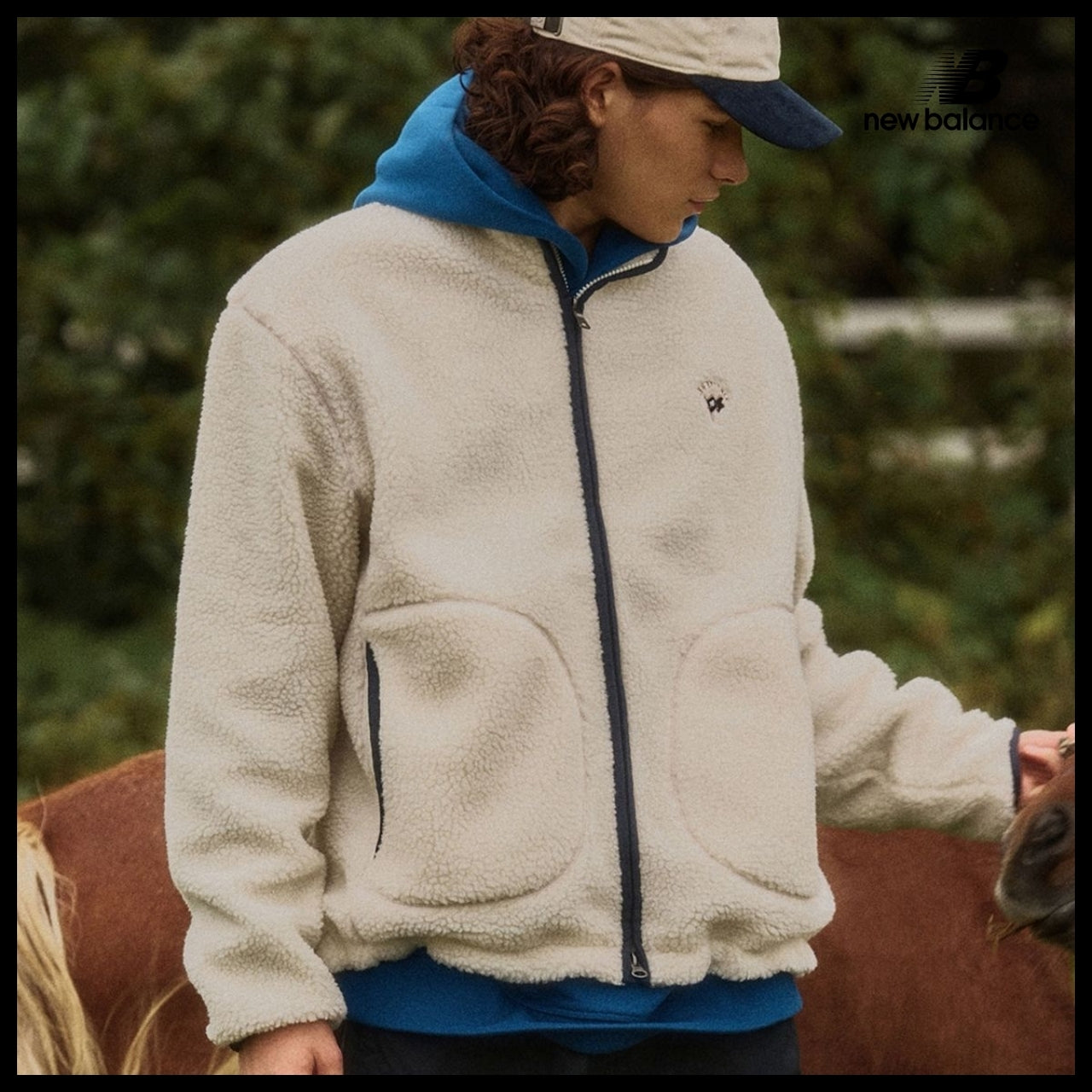 【New Balance】UNI Craft Classic Fleece Stand Neck Jacket