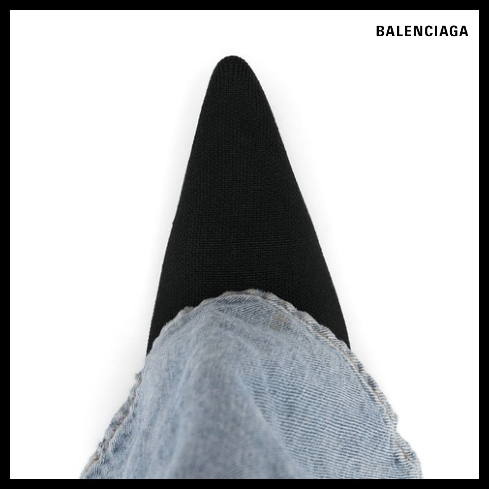 【BALENCIAGA】Sky Blue High Boots