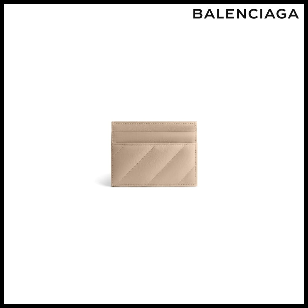 【BALENCIAGA】Crush Long Coin and Card Holder Quilted