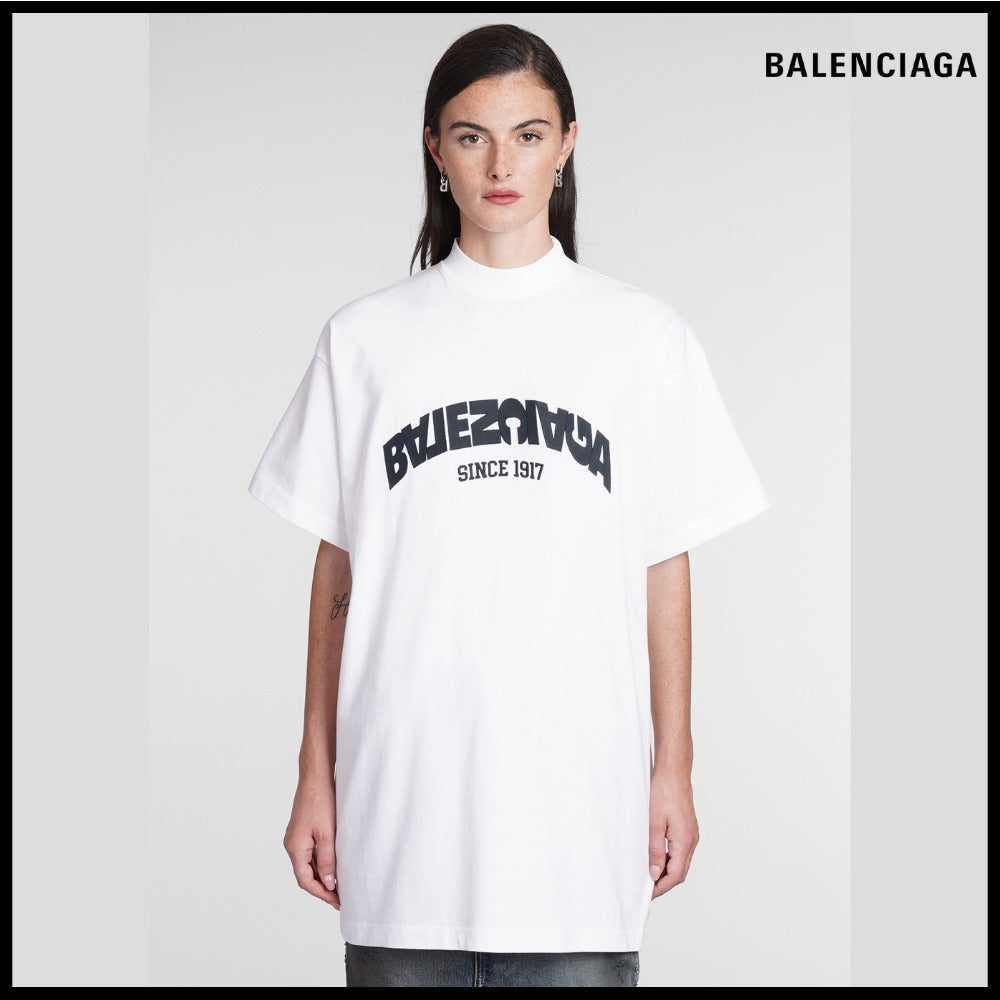 【BALENCIAGA】Back Flip T-Shirt Oversized White