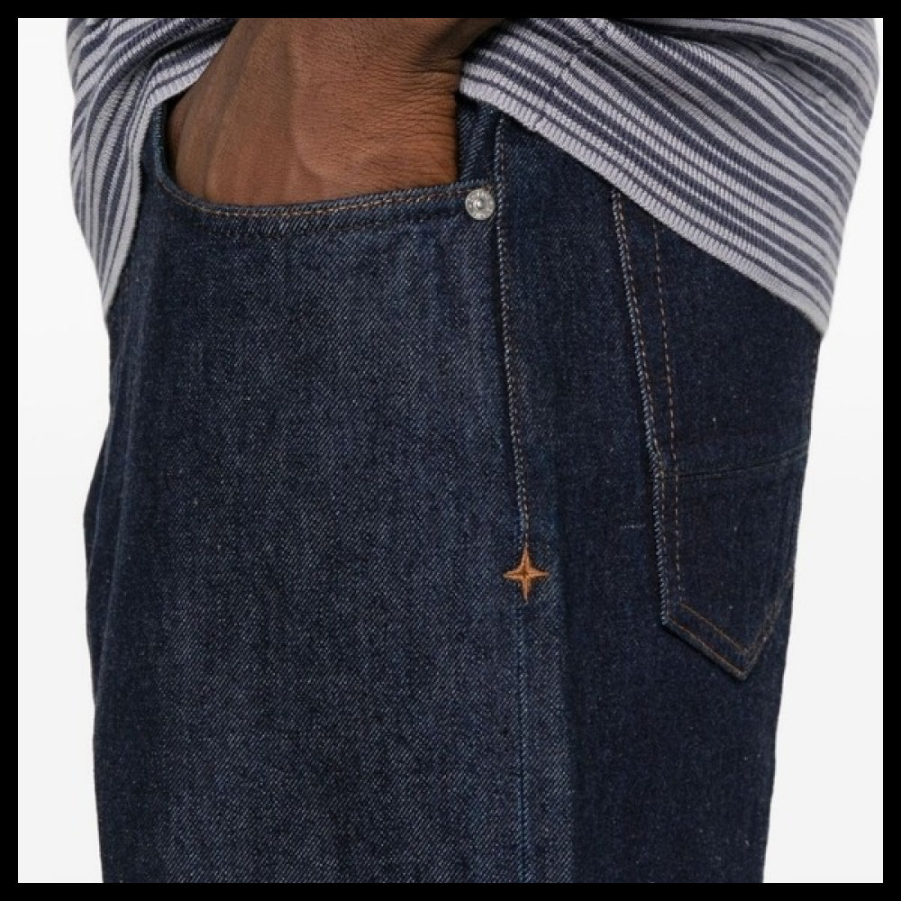 【STONE ISLAND】Navy Denim Pants