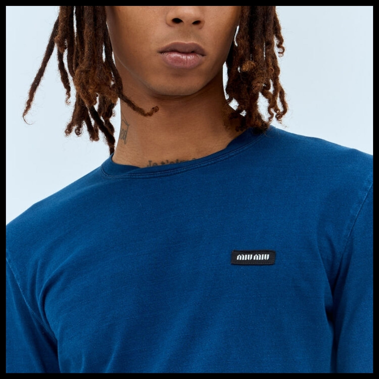 【MIU MIU】Set of Three Logo-Patch T-Shirts
