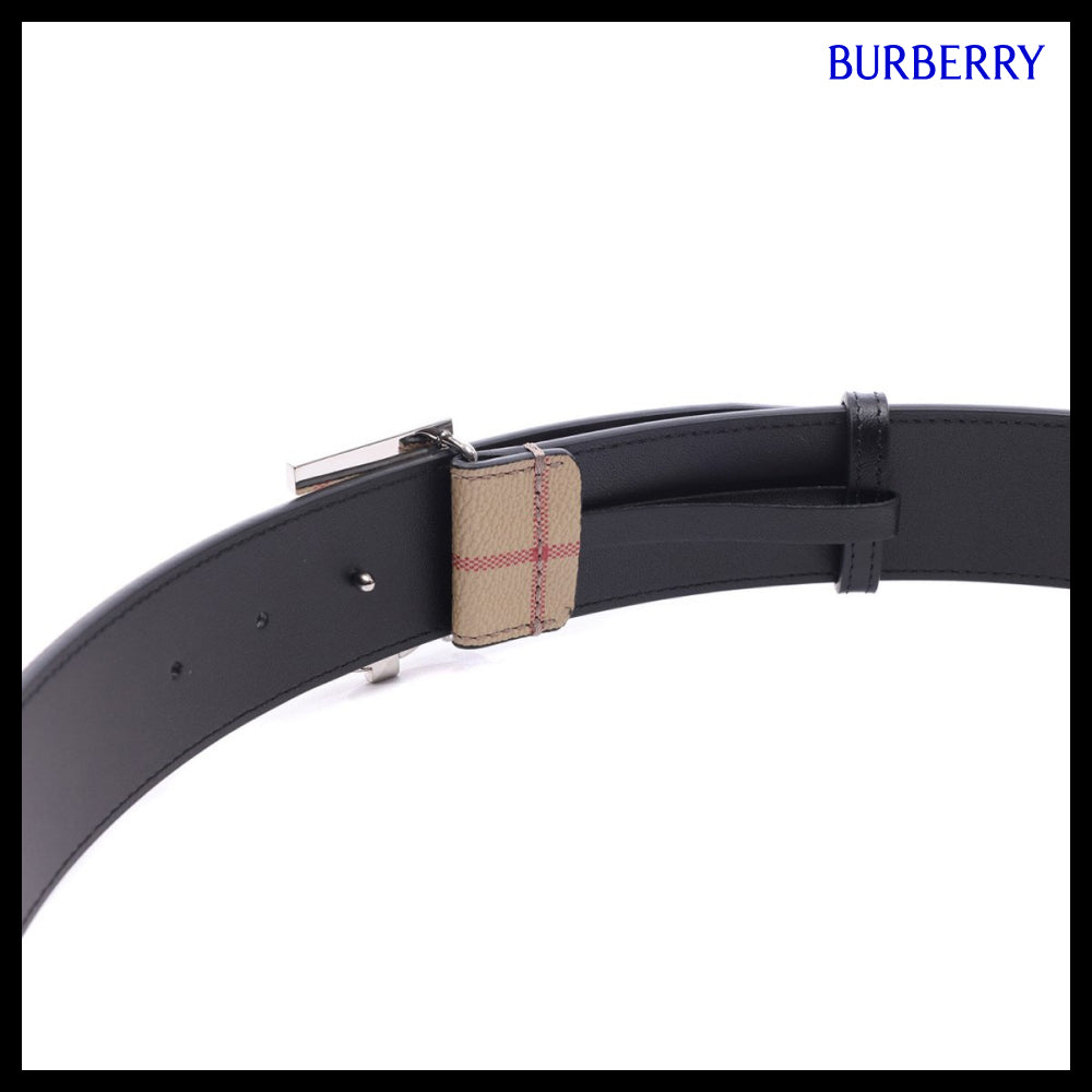 【Burberry】Men’s TB Vintage Check Belt