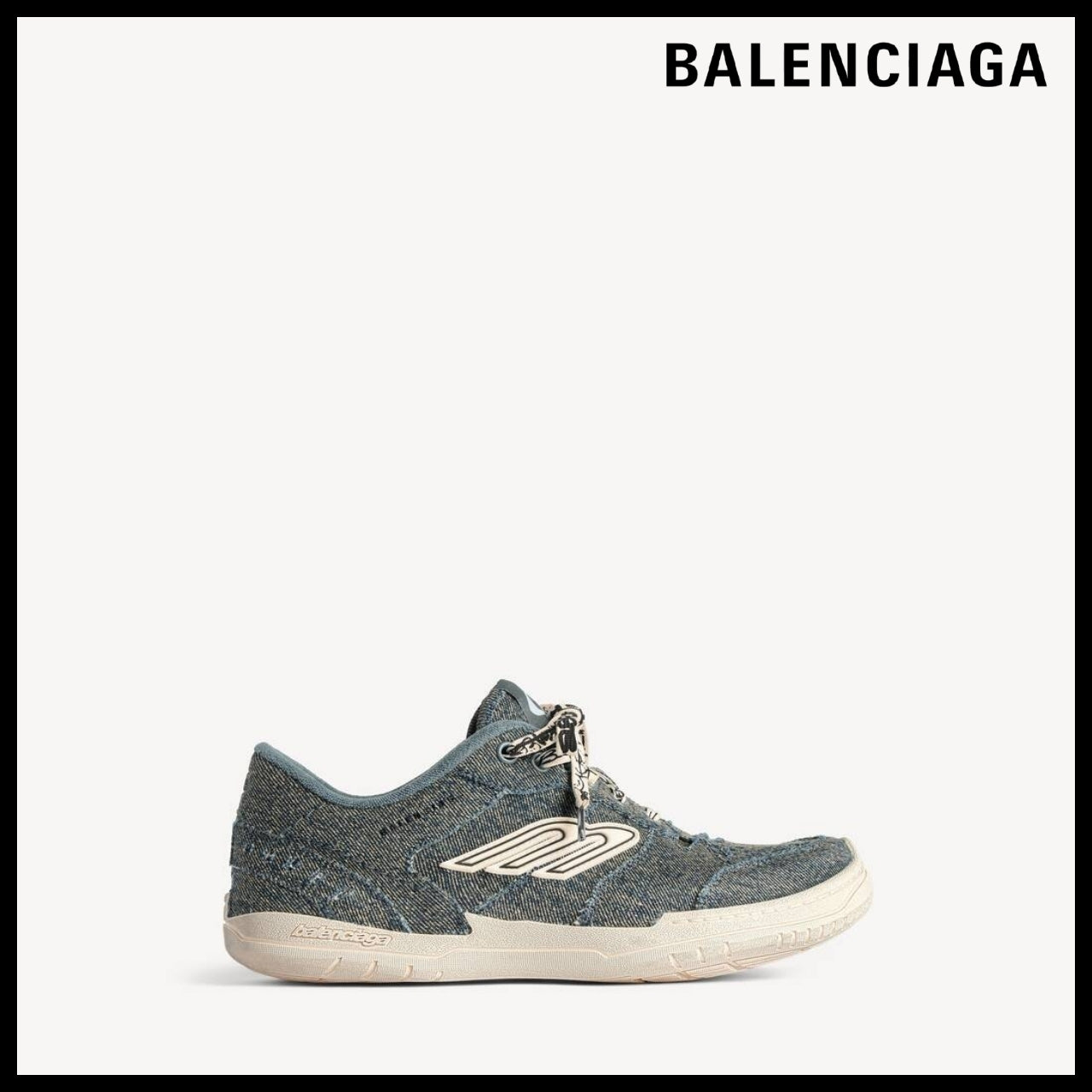 【BALENCIAGA】Hamptons Denim Sneakers