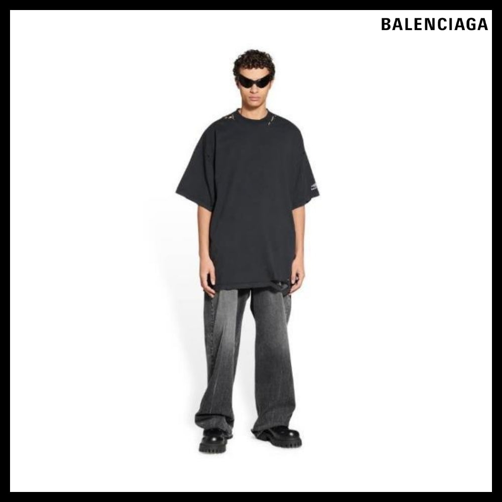 【BALENCIAGA】3B Sports Icon Repaired T-Shirt Oversized