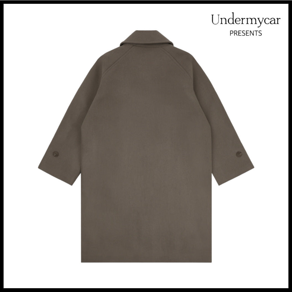 【Undermycar】Majanne Multi Button Oversized Wool Coat Kelp