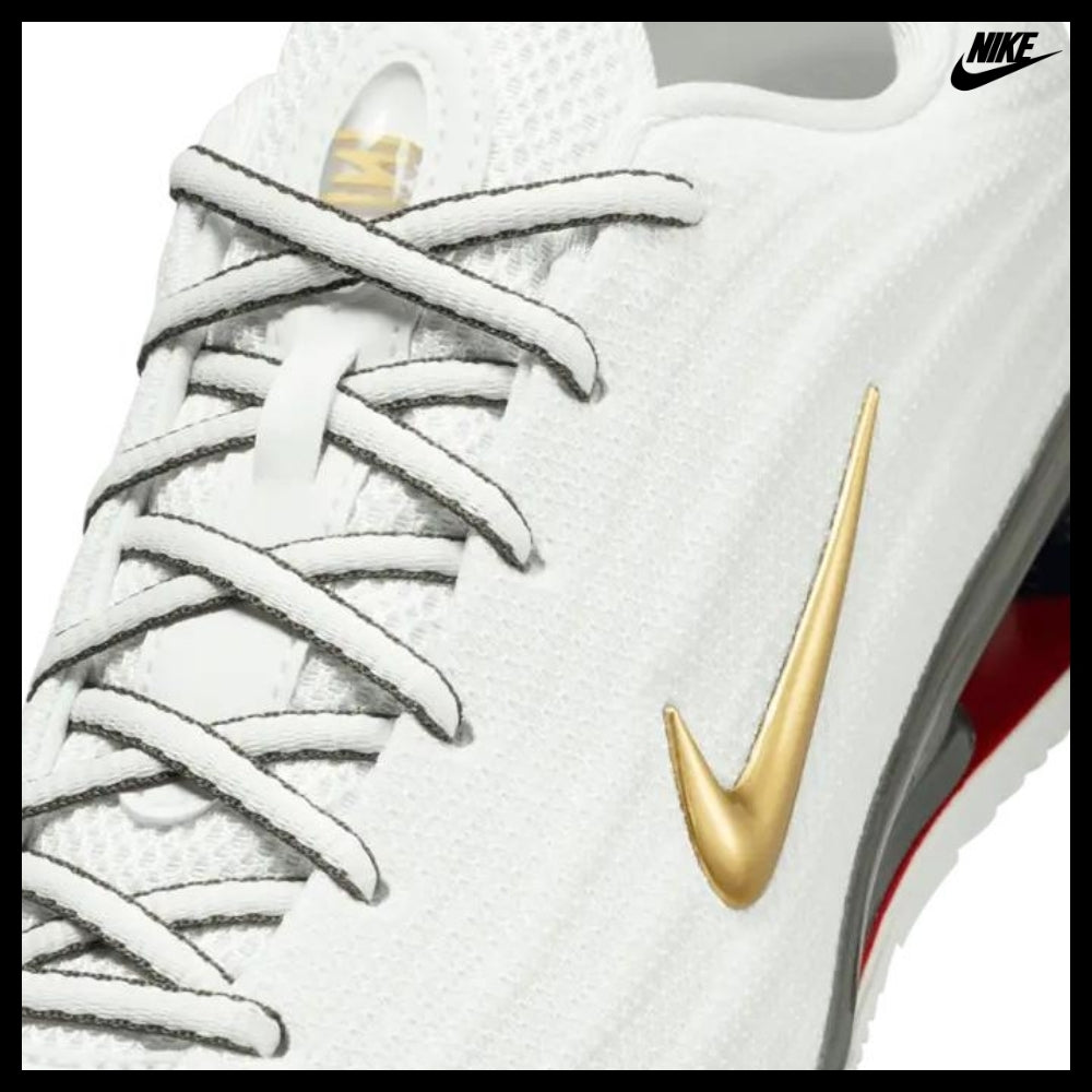 【NIKE】W Shox Z White Metallic Gold