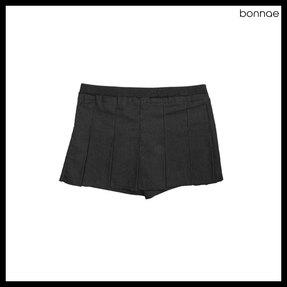 【BONNAE】Star Rivet Pleated Skort 2Colors