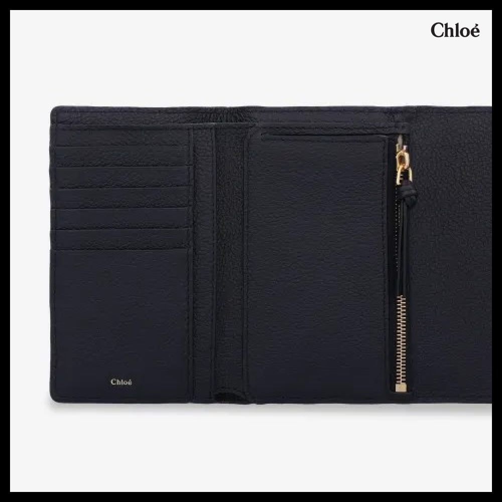 【Chloe】Marcie Compact Wallet Black