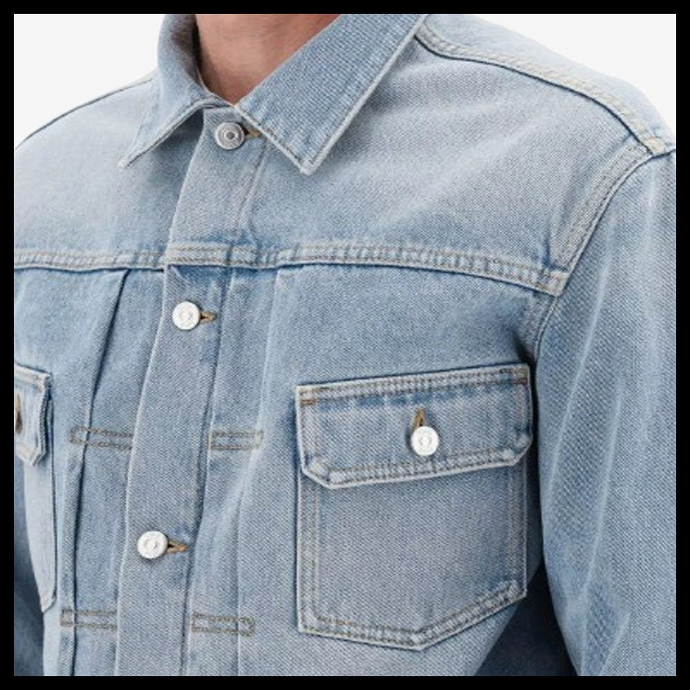【Dior】Mickey Denim Jacket Sky Blue Men