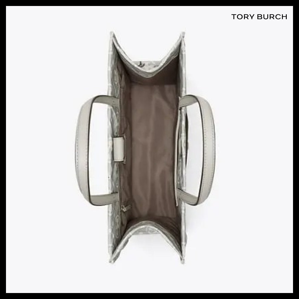 【Tory Burch】Ella Horse Nylon Small Tote Multi