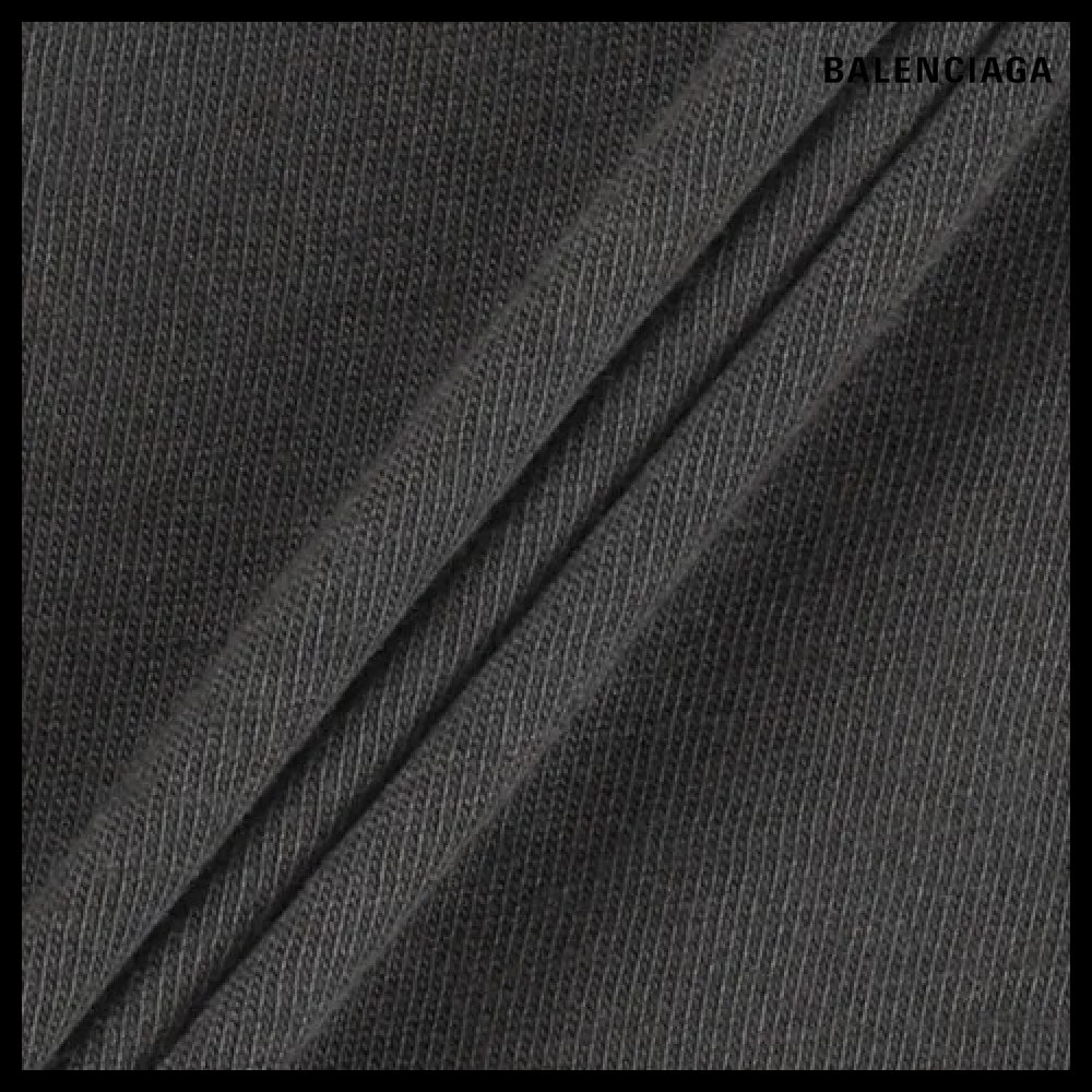 【BALENCIAGA】Oversized Short Sleeve T-Shirt Washed Black