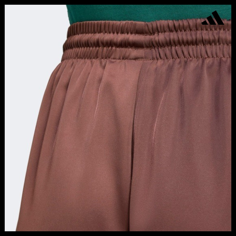【adidas】Adicolor Satin Wide-Leg Track Pants AUBURN