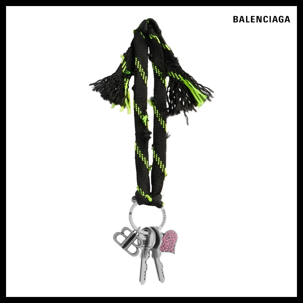 ★BALENCIAGAアウトレット セール ★Charm Keychain Shoelace BB