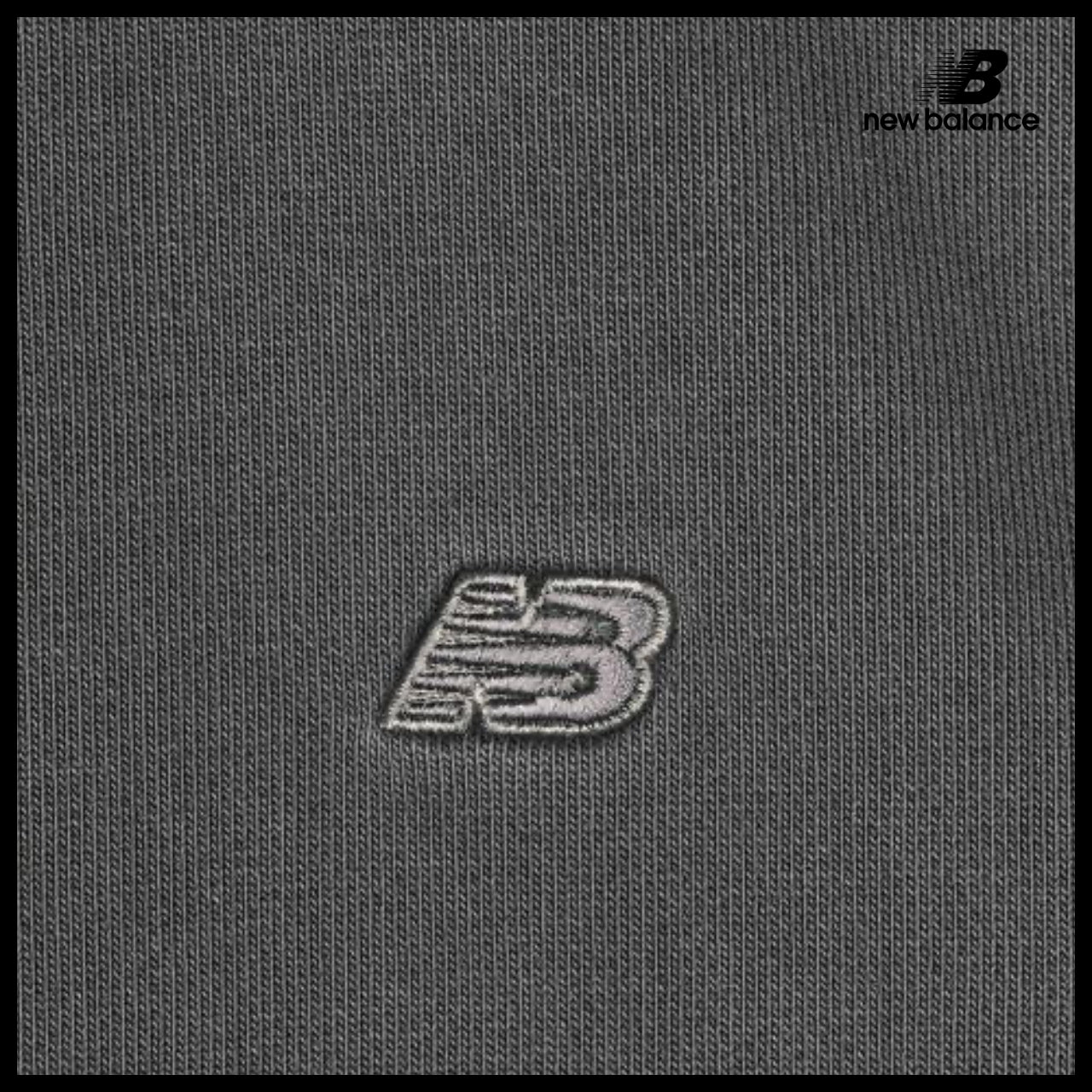 【New Balance】Women Essential Dyeing Hoodie Charcoal