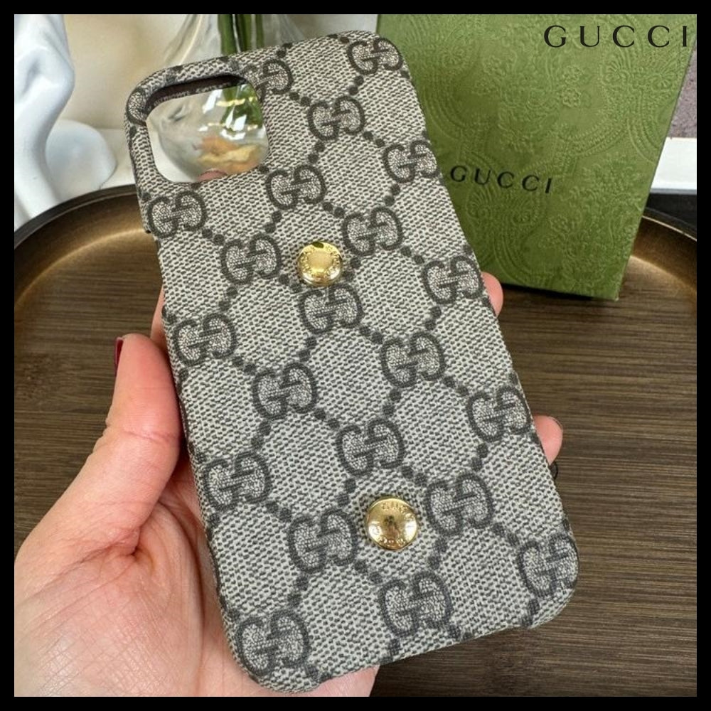 【GUCCI】Supreme Ophidia Card Holder iPhone 13 Case