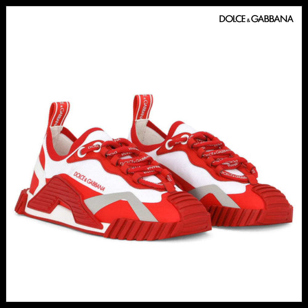 【Dolce & Gabbana】MIXED-MATERIAL NS1 SLIP-ON SNEAKERS