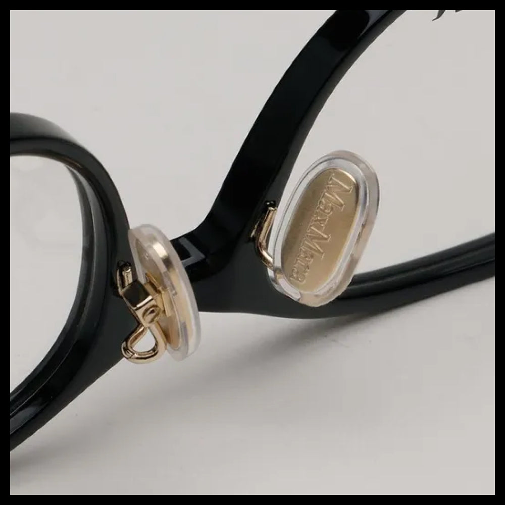 【Max Mara】Black Horn-Rimmed Eyeglasses Asian Fit Unisex
