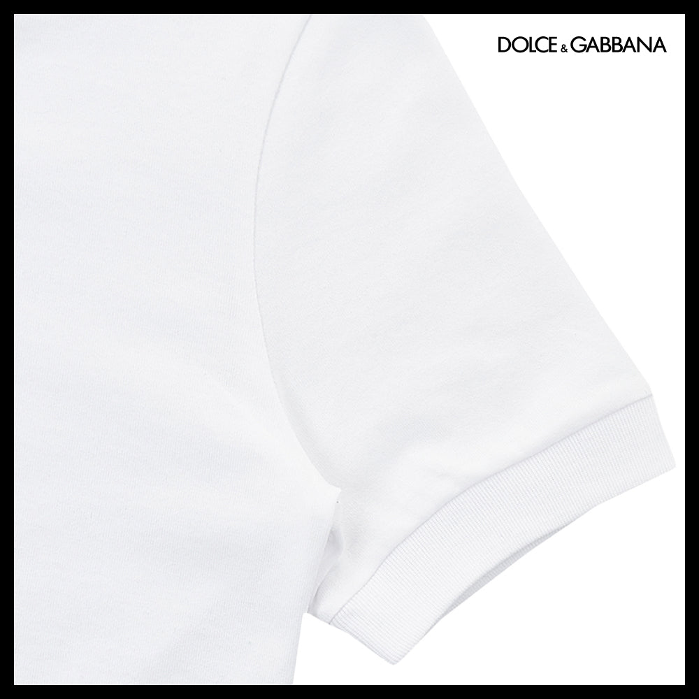 【Dolce & Gabbana】Logo Jersey T-Shirt White