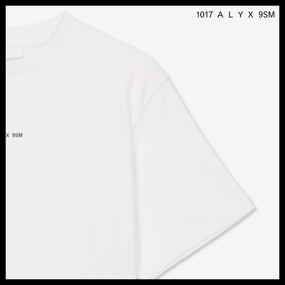 【ALYX】ロゴプリント 半袖Tシャツ ホワイト