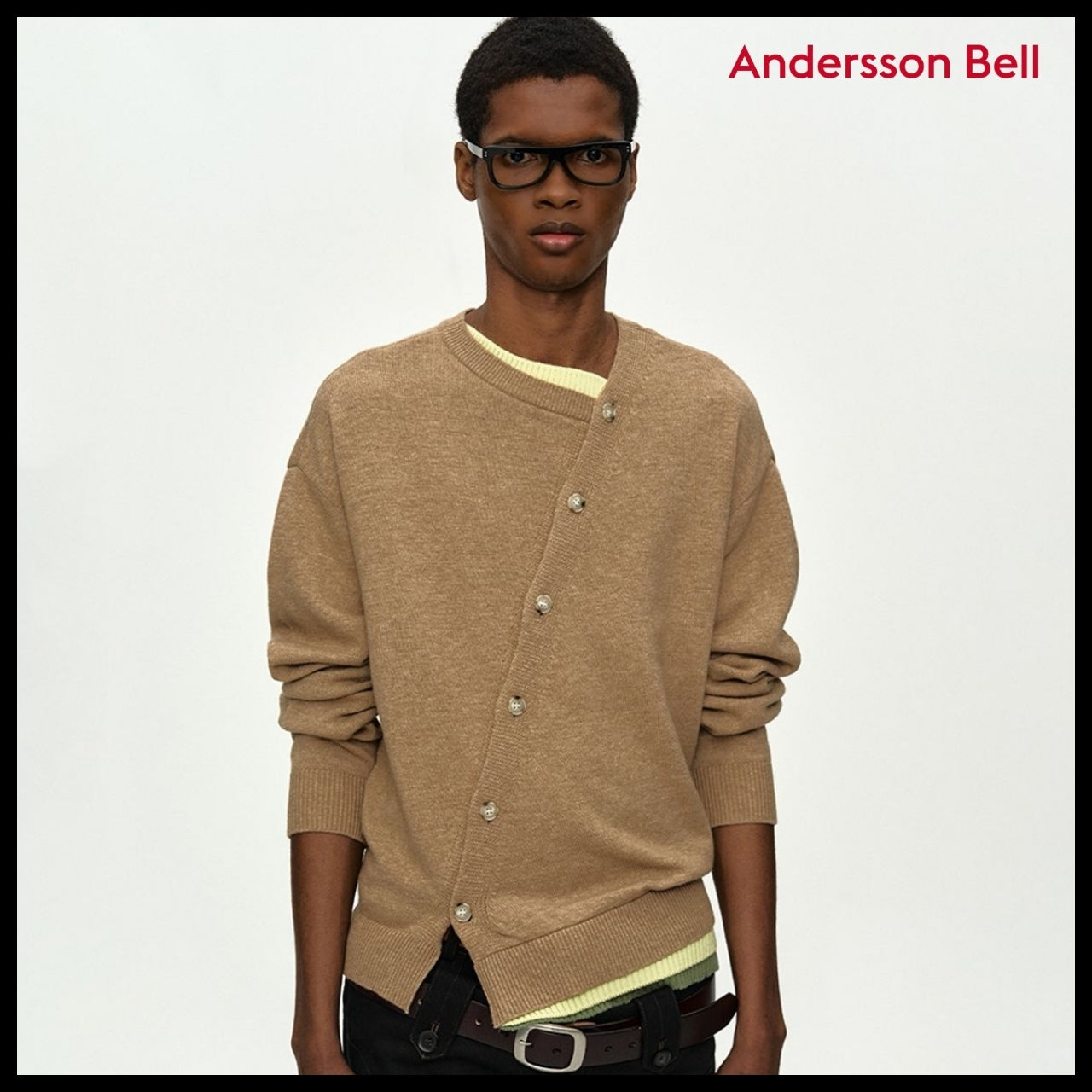 【ANDERSSON BELL】Layered Cardigan Camel