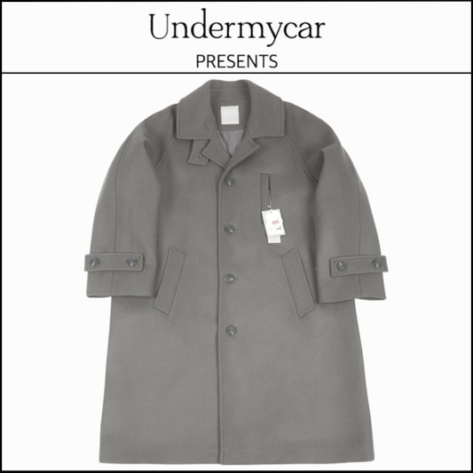 【Undermycar】Majanne Multi Button Oversized Wool Coat Slate