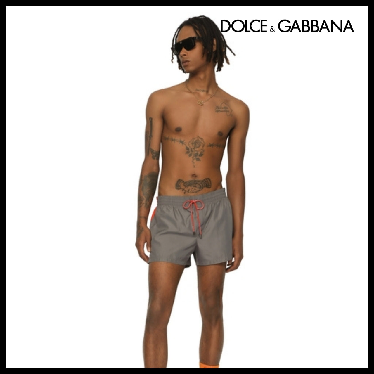 【Dolce & Gabbana】TWO-PACK SOLID & PRINT STRETCH COTTON