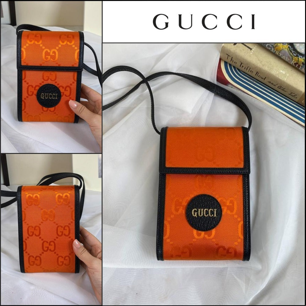 【GUCCI】 オフ ザ グリッド ミニバッグ オレンジ